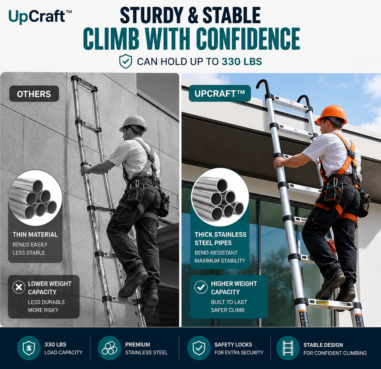 UpCraft™ Telescoping Ladder
