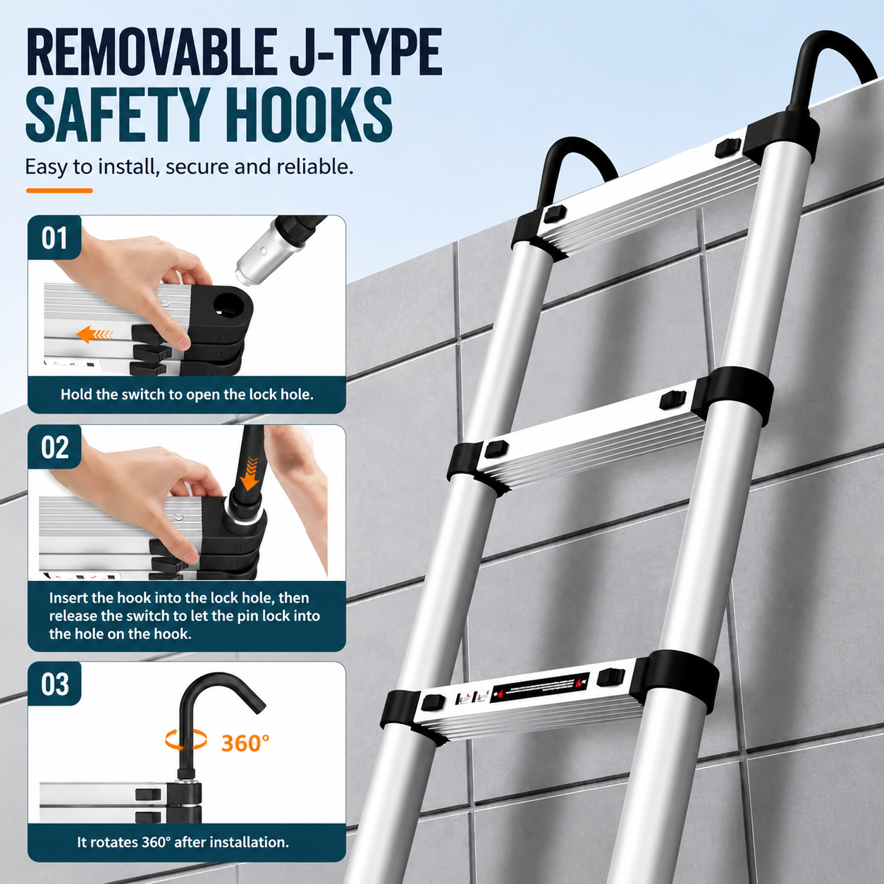 UpCraft™ Telescoping Ladder
